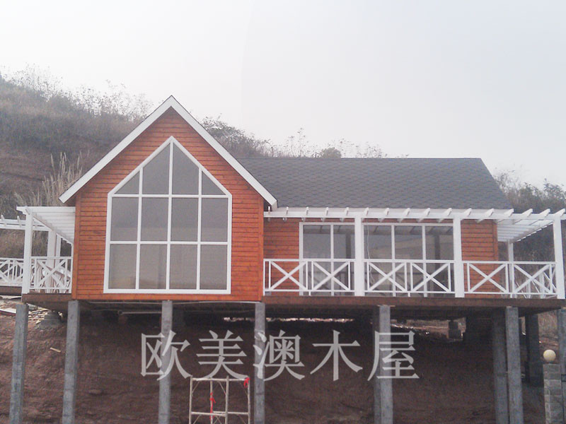 钢木结构木屋