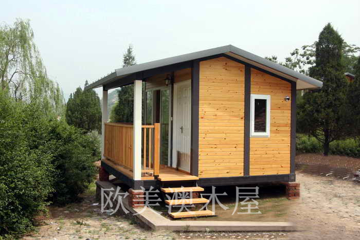 钢木结构木屋